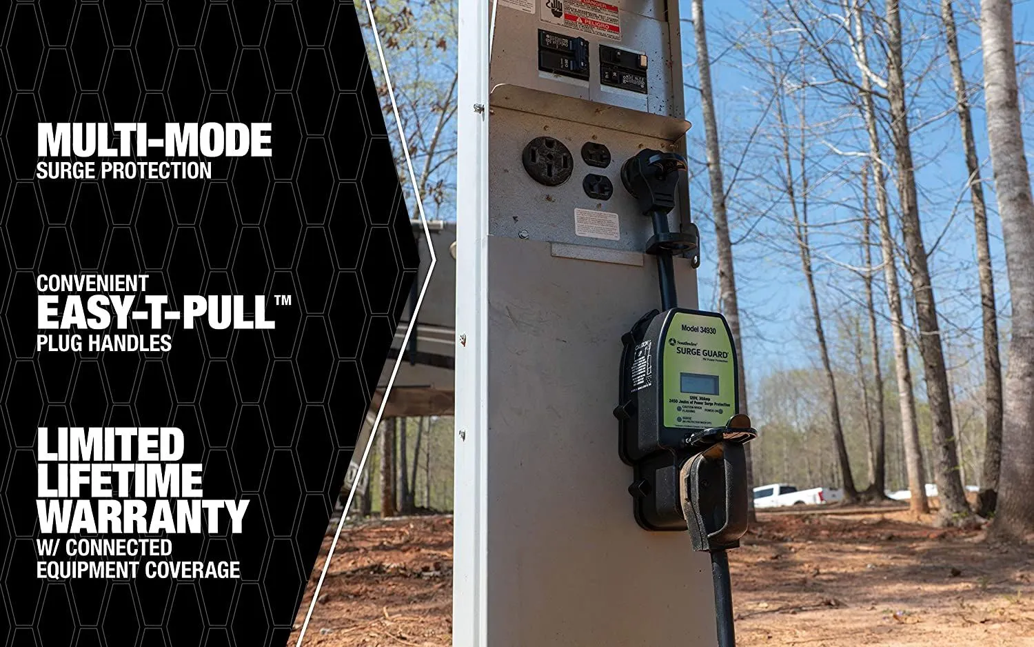 30A Portable Surge Guard W/Enh